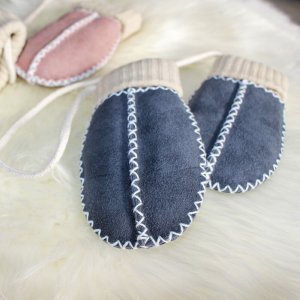 Les moufles en peau d'agneau Fillikid