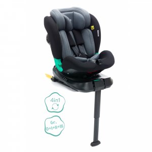 Siège auto pivotant 360° i-size luca noir gris Fillikid