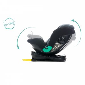 Siège auto pivotant 360° i-size luca noir gris Fillikid