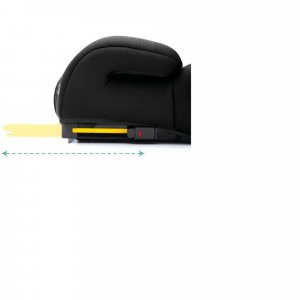 Rehausseur de siège flip deluxe auto noir Fillikid