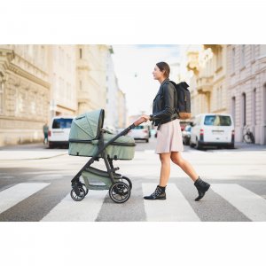 Sac à dos à langer rolltop berlin mélange noir Fillikid