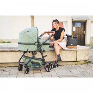 Sac à dos à langer rolltop berlin mélange noir Fillikid