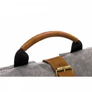 Sac à dos à langer rolltop berlin mélange gris Fillikid