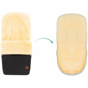 Chancelière hiver agneau - cosy reflect black Fillikid