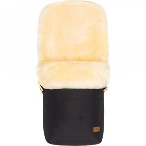 Chancelière hiver en peau d'agneau - cosy - noir Fillikid