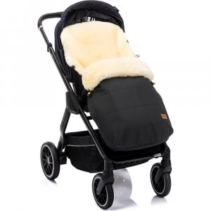 Chancelière hiver en peau d'agneau - cosy - noir Fillikid