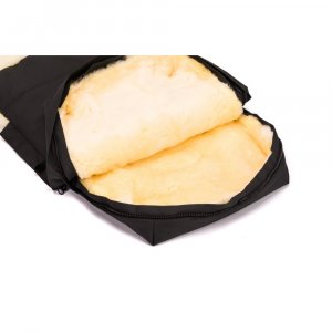 Chancelière hiver en peau d'agneau - cosy - noir Fillikid