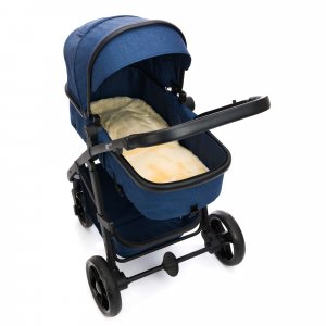 Peau d'agneau - pour le landau et la poussette 73x33.5 cm nature Fillikid