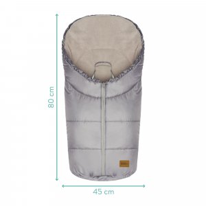 Chancelière hiver footmuff eco - small silver Fillikid