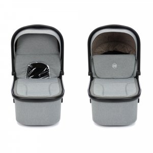 Le set de poussette baby stroller 2 in 1 cougar gris Fillikid