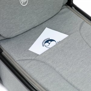 Le set de poussette baby stroller 2 in 1 cougar gris Fillikid