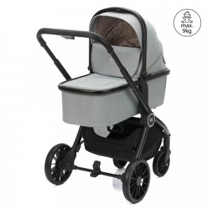 Le set de poussette baby stroller 2 in 1 cougar gris Fillikid