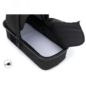 Poussette trio combinée 3en1 jaguar mélange gris foncé Fillikid