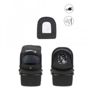 Poussette trio combinée 3en1 jaguar mélange gris foncé Fillikid