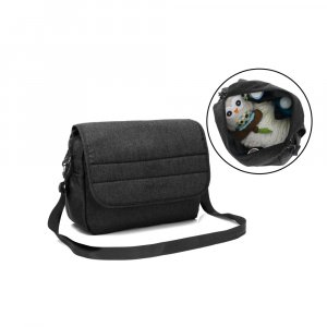 Poussette trio combinée 3en1 jaguar mélange gris foncé Fillikid