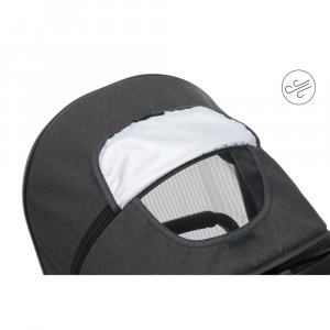 Poussette trio combinée 3en1 jaguar mélange gris foncé Fillikid