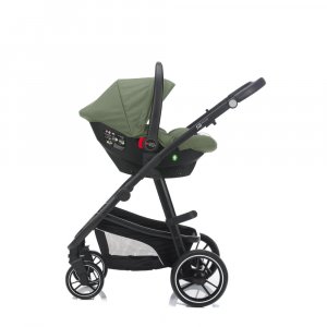 Poussette trio combinée 3en1 jaguar mélange vert Fillikid