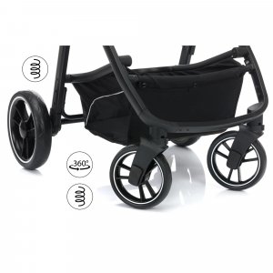 Poussette trio combinée 3en1 jaguar mélange naturel Fillikid