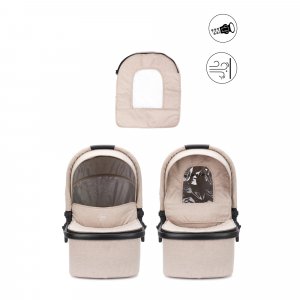 Poussette trio combinée 3en1 jaguar mélange naturel Fillikid