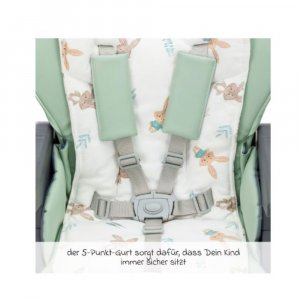 Chaise haute mio gris/vert Fillikid