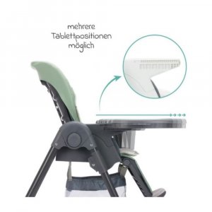 Chaise haute mio gris/vert Fillikid