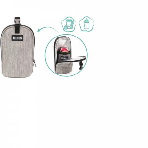 Chauffe-biberon gris clair Fillikid