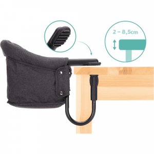 Siège de table flexi gris Fillikid