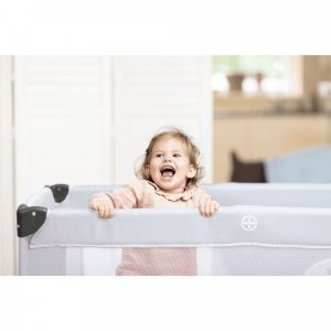 Lit parapluie bébé nizza gris pierre Fillikid