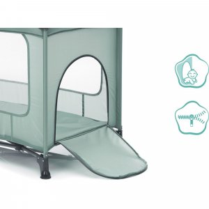 Lit parapluie bébé nizza sauge Fillikid