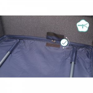 Lit parapluie avec roulettes porto gris Fillikid