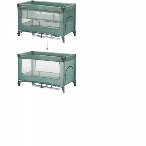 Lit parapluie capri - vert Fillikid