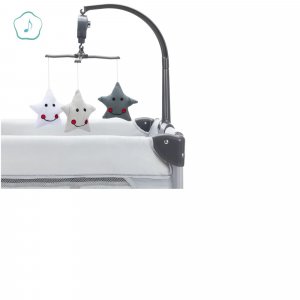 Lit parapluie capri - gris Fillikid