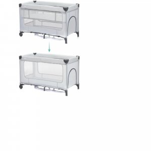 Lit parapluie capri - gris Fillikid