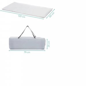 Lit parapluie capri - gris Fillikid