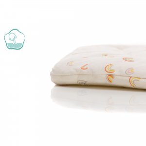 Tapis de parc 6 coins rainbows beige Fillikid