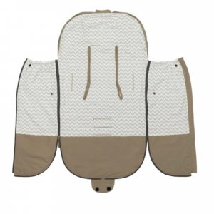 Chancelière légère poussette taupe Fillikid