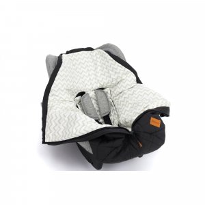 Chancelière mi-saison pour poussette noir Fillikid