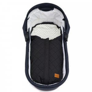 Chancelière mi-saison pour poussette noir Fillikid