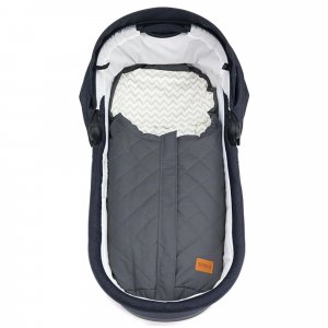 Chancelière mi-saison pour poussette gris Fillikid