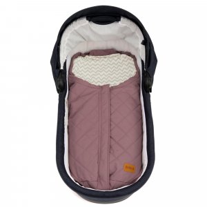 Chancelière mi-saison pour poussette rose Fillikid