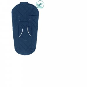 Chancelière mi-saison pour poussette bleu Fillikid