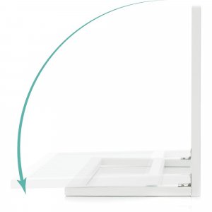 Barrière de lit en bois 45x140 cm lilly blanc Fillikid