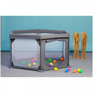 Parc hexagonal prague gris Fillikid