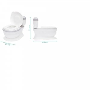 Mini toilette marlin gris/blanc Fillikid
