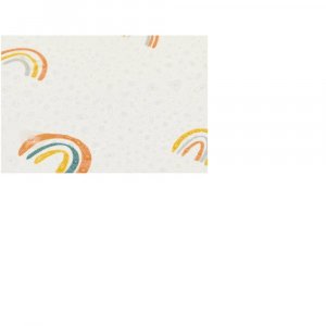 Matelas à langer petits arcs-en-ciel beiges Fillikid