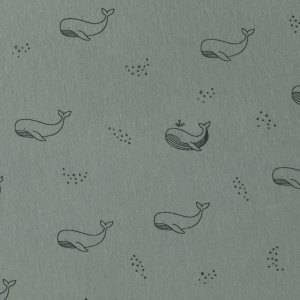 Gigoteuse à pieds sans manches et chaussettes antidérapantes - 80 cm - vert baleine - tog 2.5 Fillikid