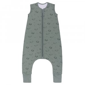 Gigoteuse à pieds sans manches et chaussettes antidérapantes - 92 cm - vert baleine - tog 2.5 Fillikid