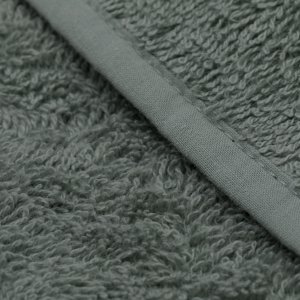 Serviette de bain enfant à capuche 75x75 cm, ours vert Fillikid