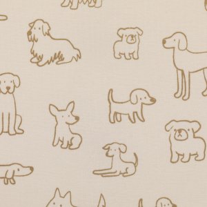 Gigoteuse à pieds sans manches et chaussettes antidérapantes - 80 cm - chien beige - tog 2.5 Fillikid