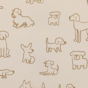 Gigoteuse à pieds sans manches et chaussettes antidérapantes - 92 cm - chien beige - tog 2.5 Fillikid